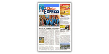 Titelkopf-Einblocker - Kieler Express