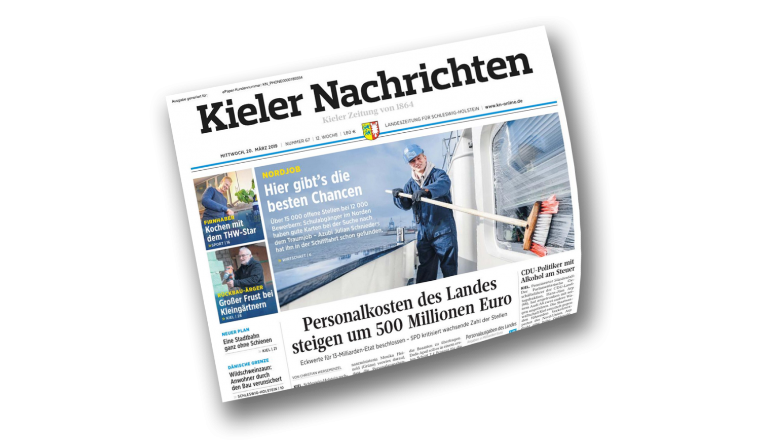 Kieler Nachrichten - Gesamtausgabe - KN-Media.de