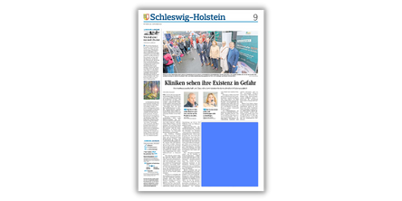 Eckfeldanzeige