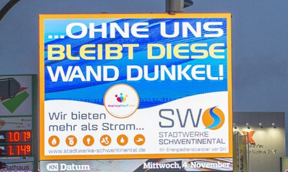 LED Werbung - Ostseepark