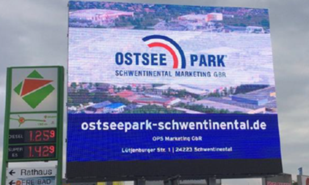 LED Werbung - Ostseepark
