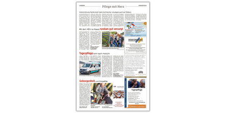 Sonderseiten - Pflege mit Herz - Beitragsbild