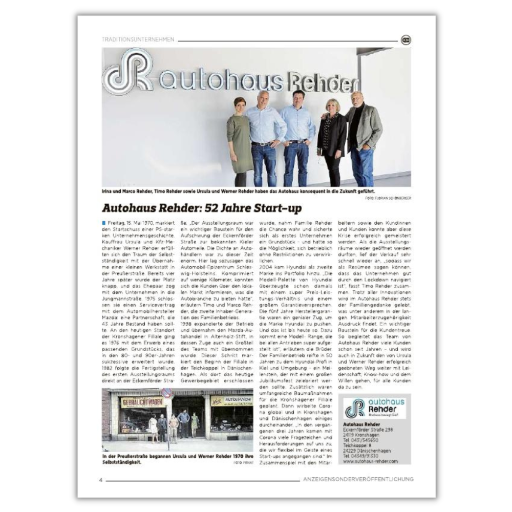 Zeitungsbeilage - Traditionsunternehmen - Seite2