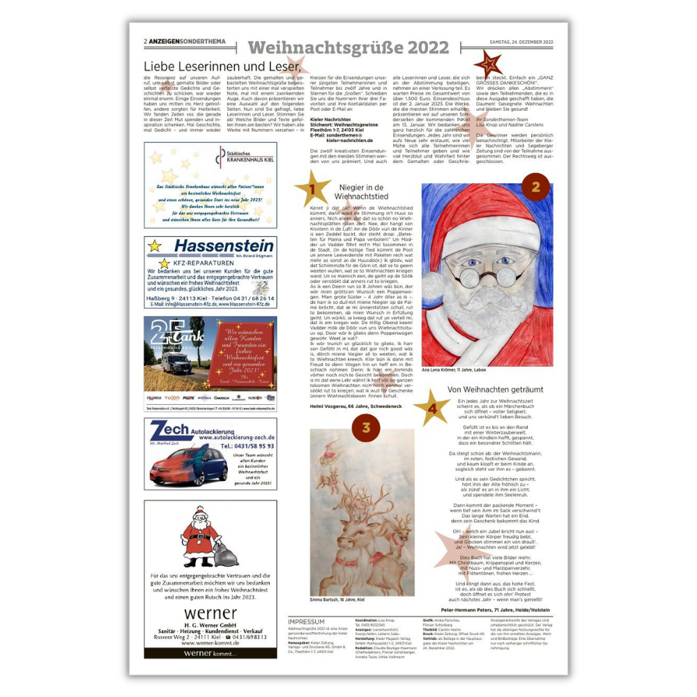 Sonderseiten - Weihnachtsgrüße - Seite2